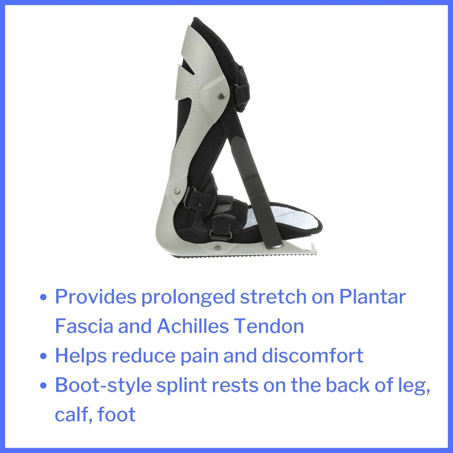 McKesson Flexion Straps with Toe Wedge Plantar Fasciitis Night Splint