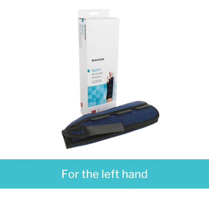McKesson Left Wrist / Forearm Splint, One Size Fits Most