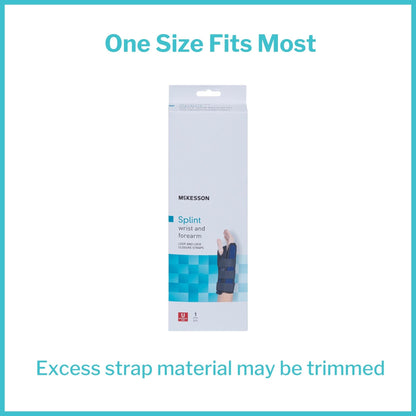 McKesson Left Wrist / Forearm Splint, One Size Fits Most