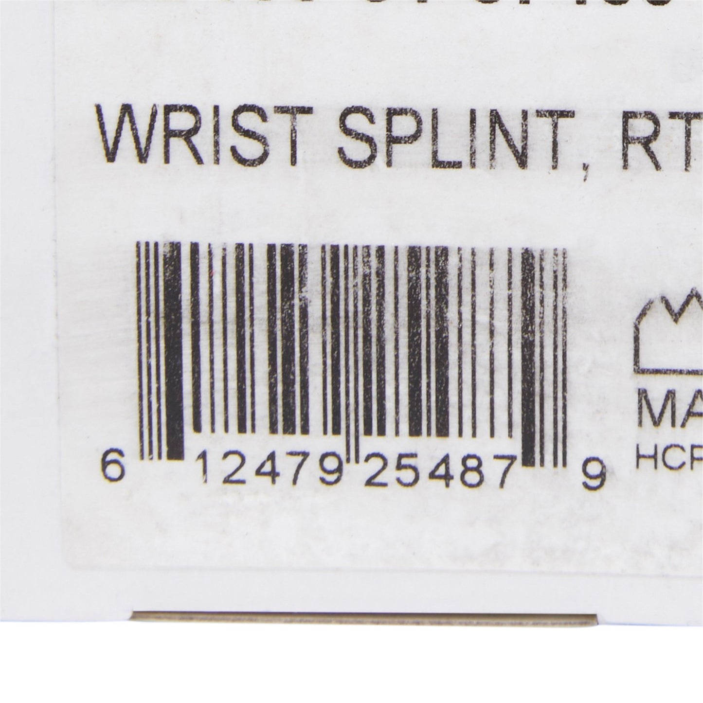 McKesson Right Wrist Splint with Single One-Pull Design, One Size Fits Most