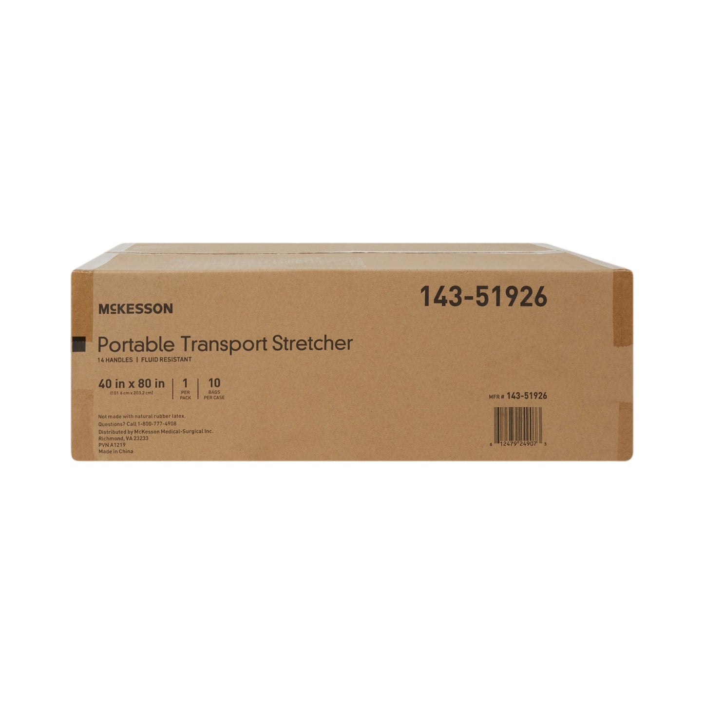 McKesson Transport Stretcher, 40 x 80 Inch