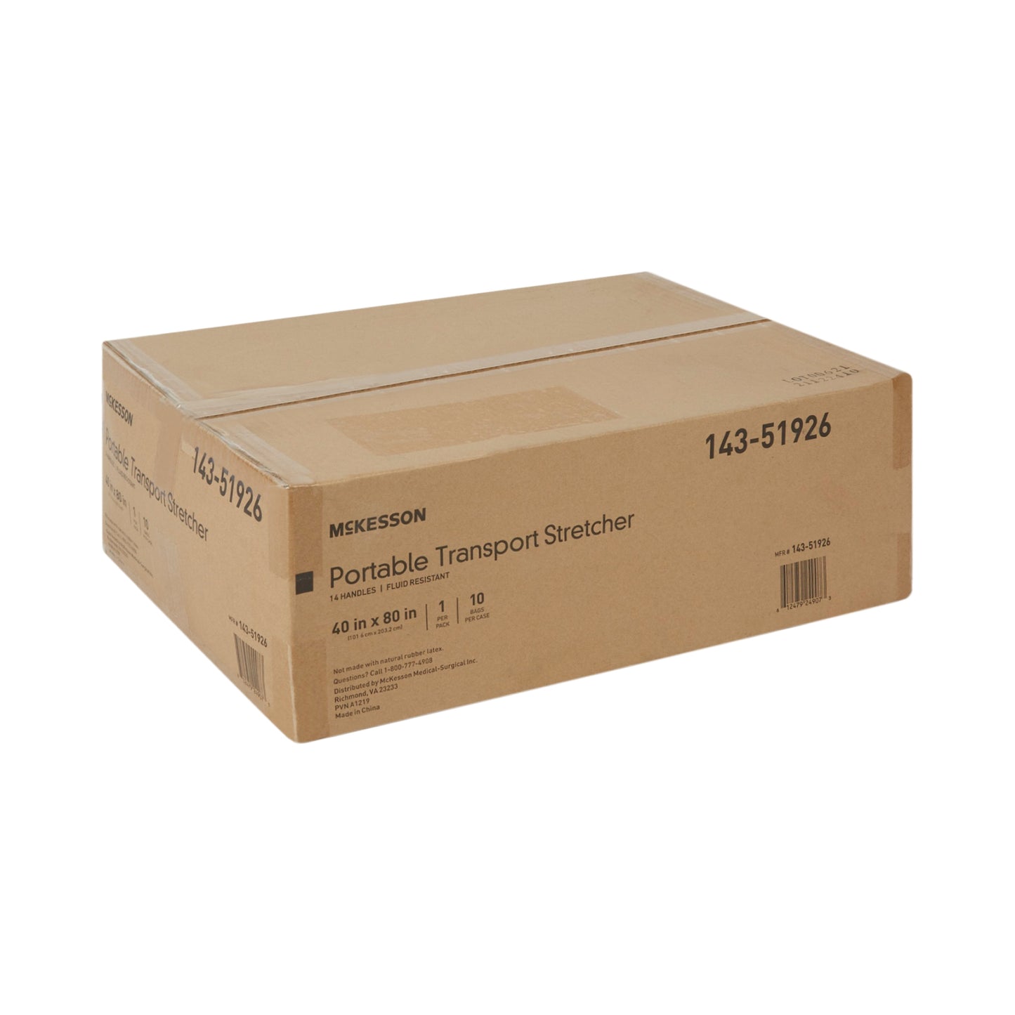 McKesson Transport Stretcher, 40 x 80 Inch