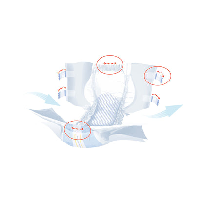 Seni® Super Plus Overnight Heavy to Severe Absorbency Incontinence Brief, Large