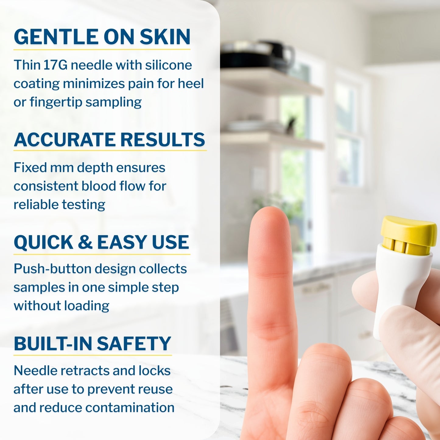 McKesson Push Button Safety Lancet