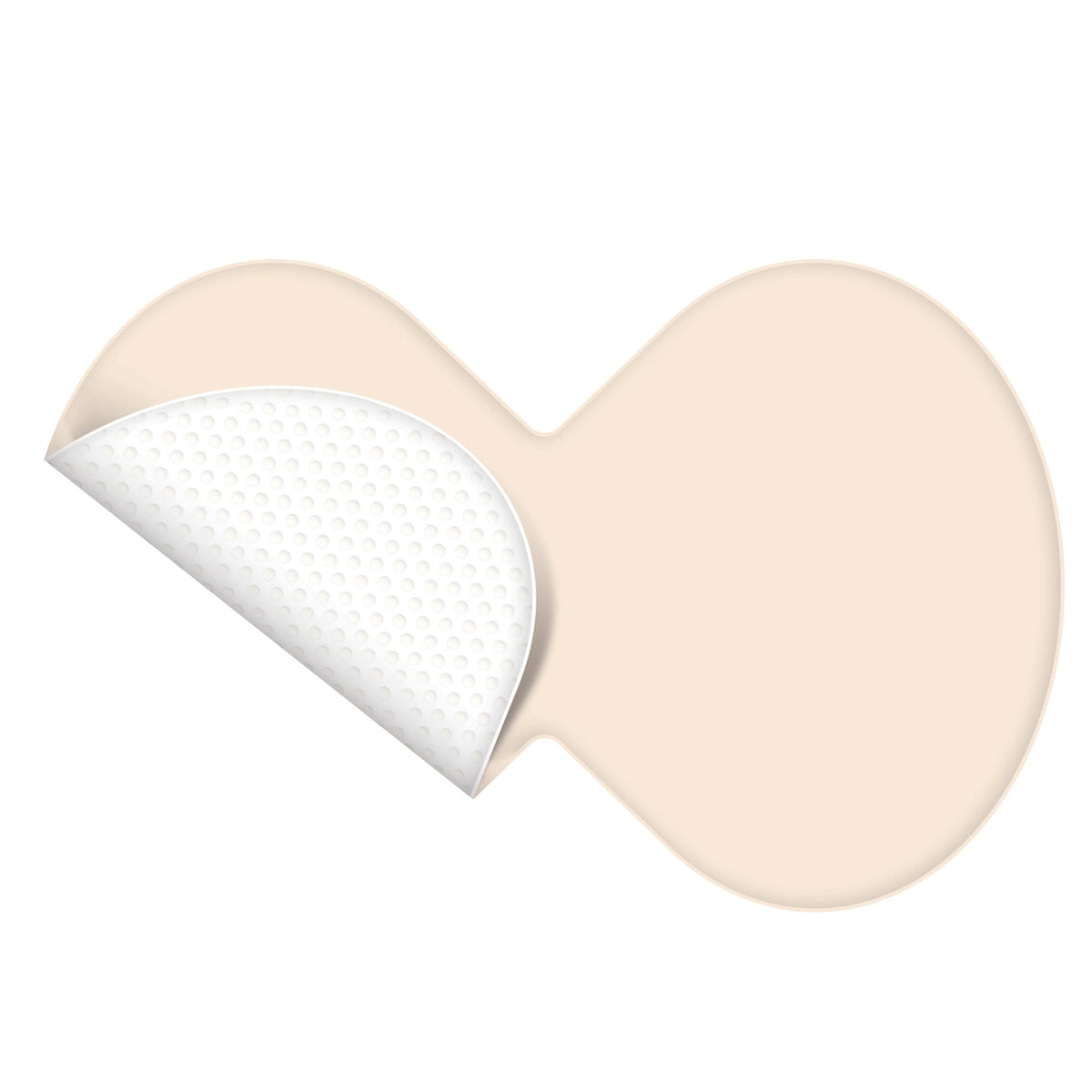 Proximel Silicone Foam Dressing with No Border 5" x 8" Heel