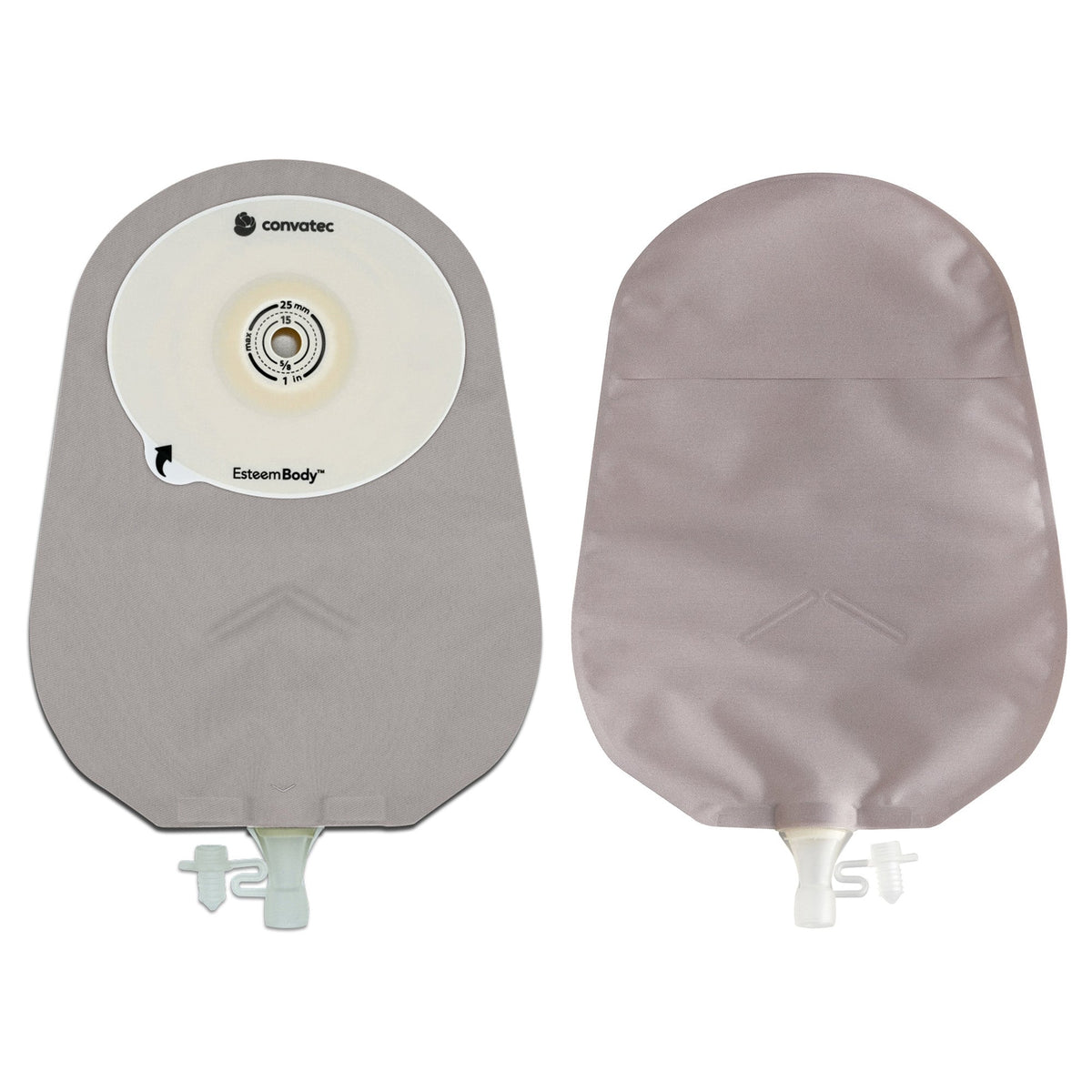 Esteem Body Urostomy Pouch SC Soft Convexity Transparent 10 Count