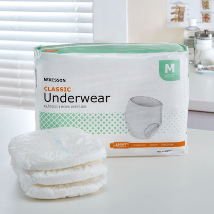 McKesson Classic Light Absorbency Incontinence Underwear
