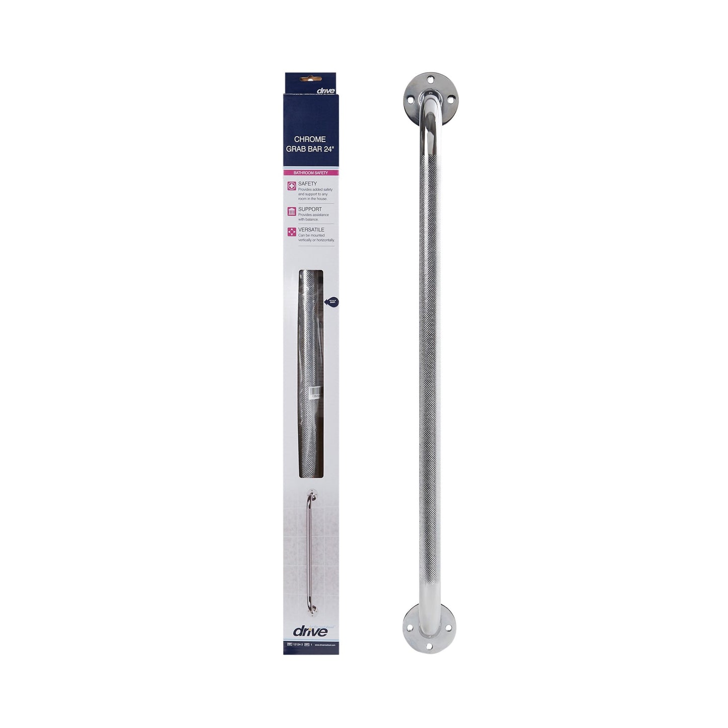 Drive™ Wall Grab Bar, Chrome