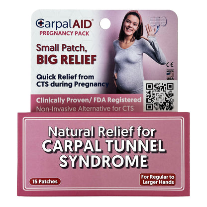 CarpalAid® Patch Pregnancy Hand-Based Carpal Tunnel Support