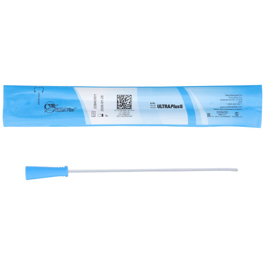 Ultra® Plus™ PVC Urethral Catheter Cure, Straight Tip