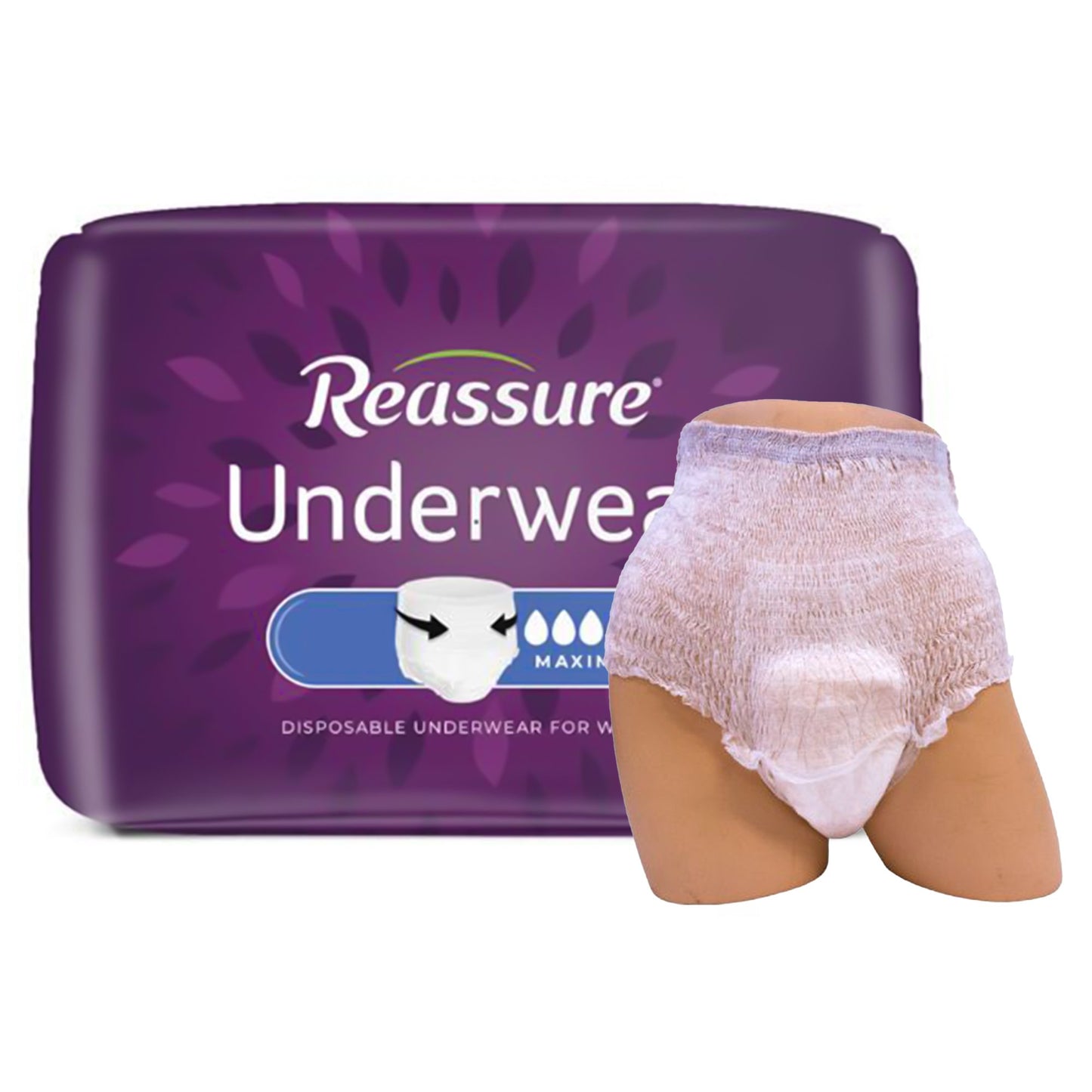 Reassure® Maximum Absorbent Underwear, Heavy Absorbency
