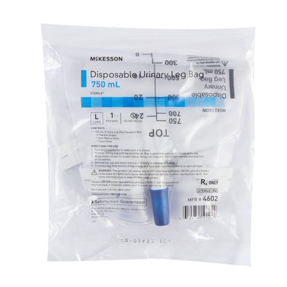 McKesson Urinary Leg Bag, 750 mL