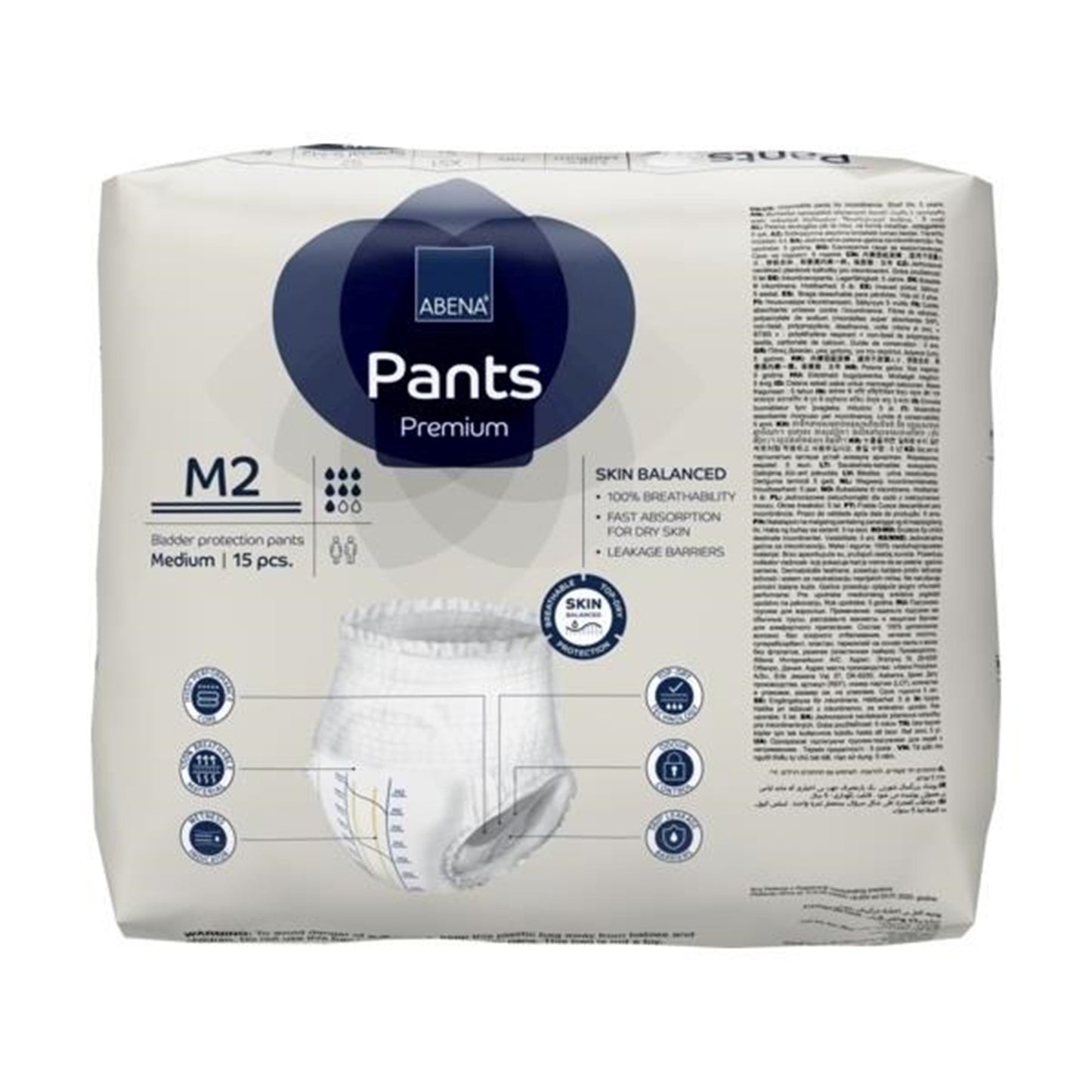 Abena® Premium Pants M2 Incontinence Brief, Medium
