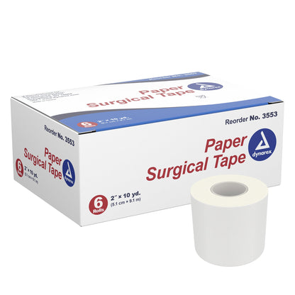 Dynarex® Paper Medical Tape, White