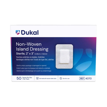 Dukal™ Island Dressing with Border, 2 x 3 Inch