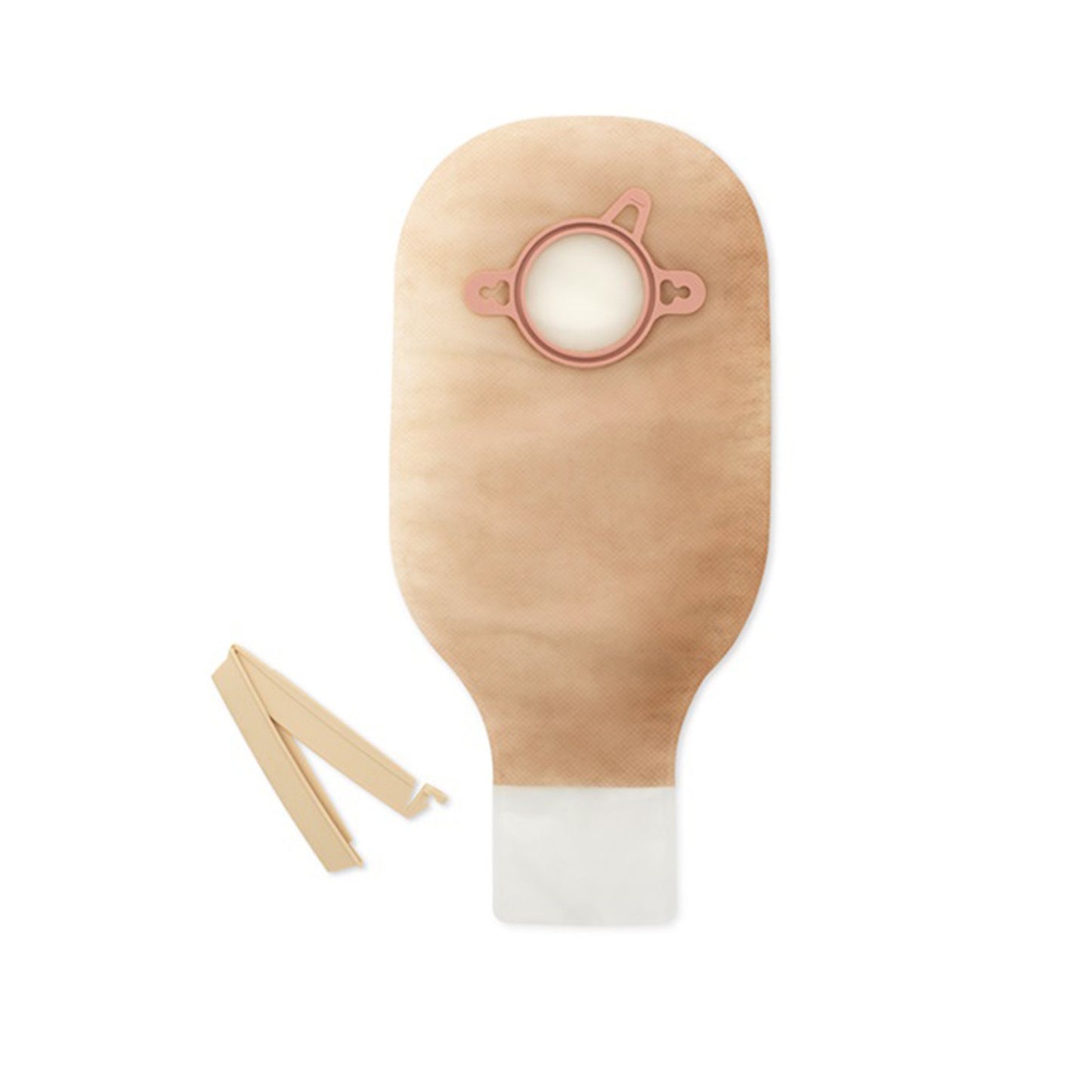 New Image™ 2-Piece Transparent Colostomy Pouch, Pre-cut to Fit 70 mm