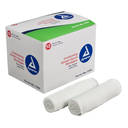 Dynarex® Conforming Bandage, White