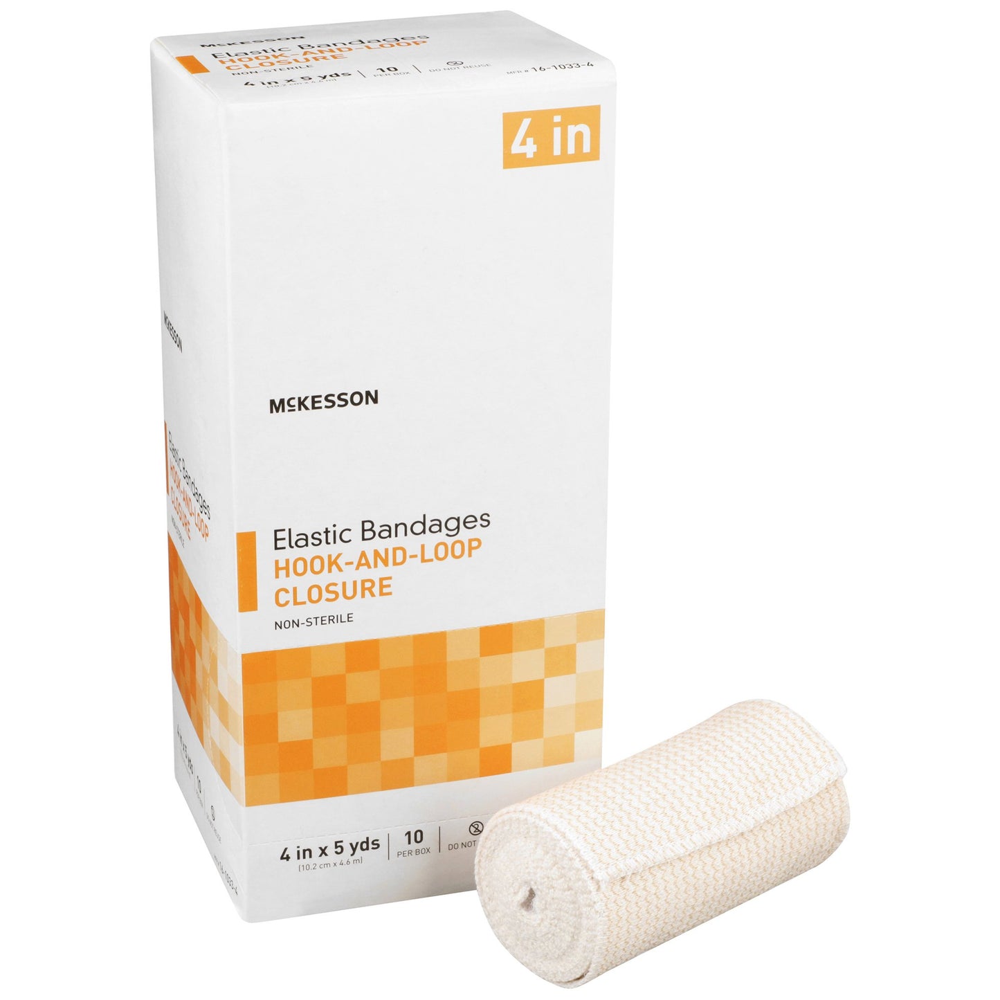 McKesson Hook-and-Loop Closure Elastic Bandage, Tan