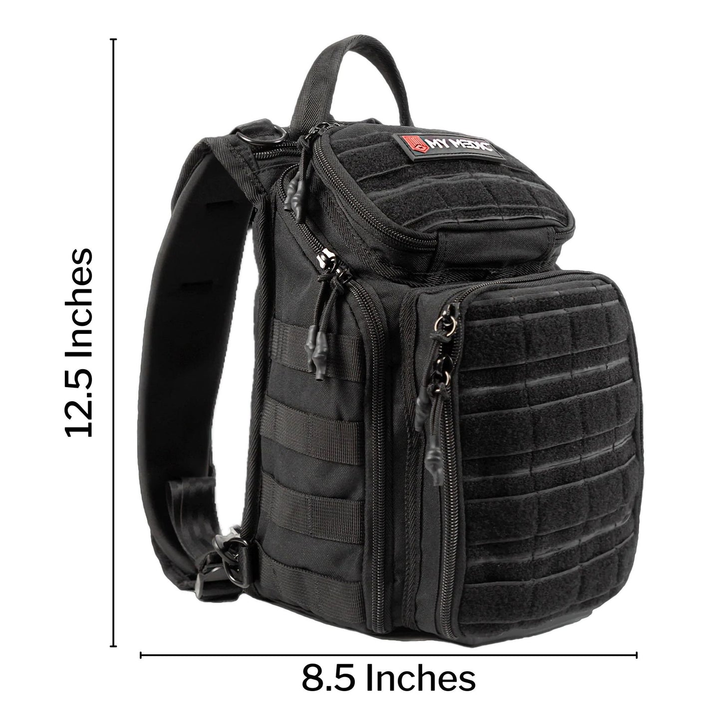 My Medic™ Recon First Aid Kit Backpack with Emergency Medical Supplies, Black