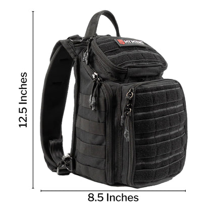 My Medic™ Recon First Aid Kit Backpack with Emergency Medical Supplies, Black