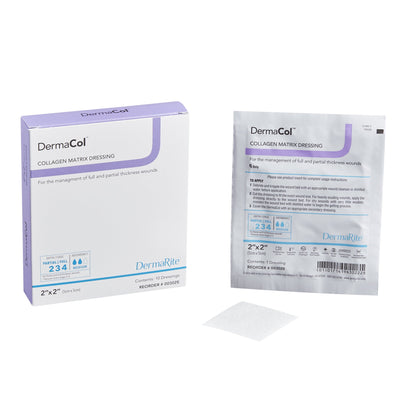 DermaCol™ Dressing, 2 x 2 Inch