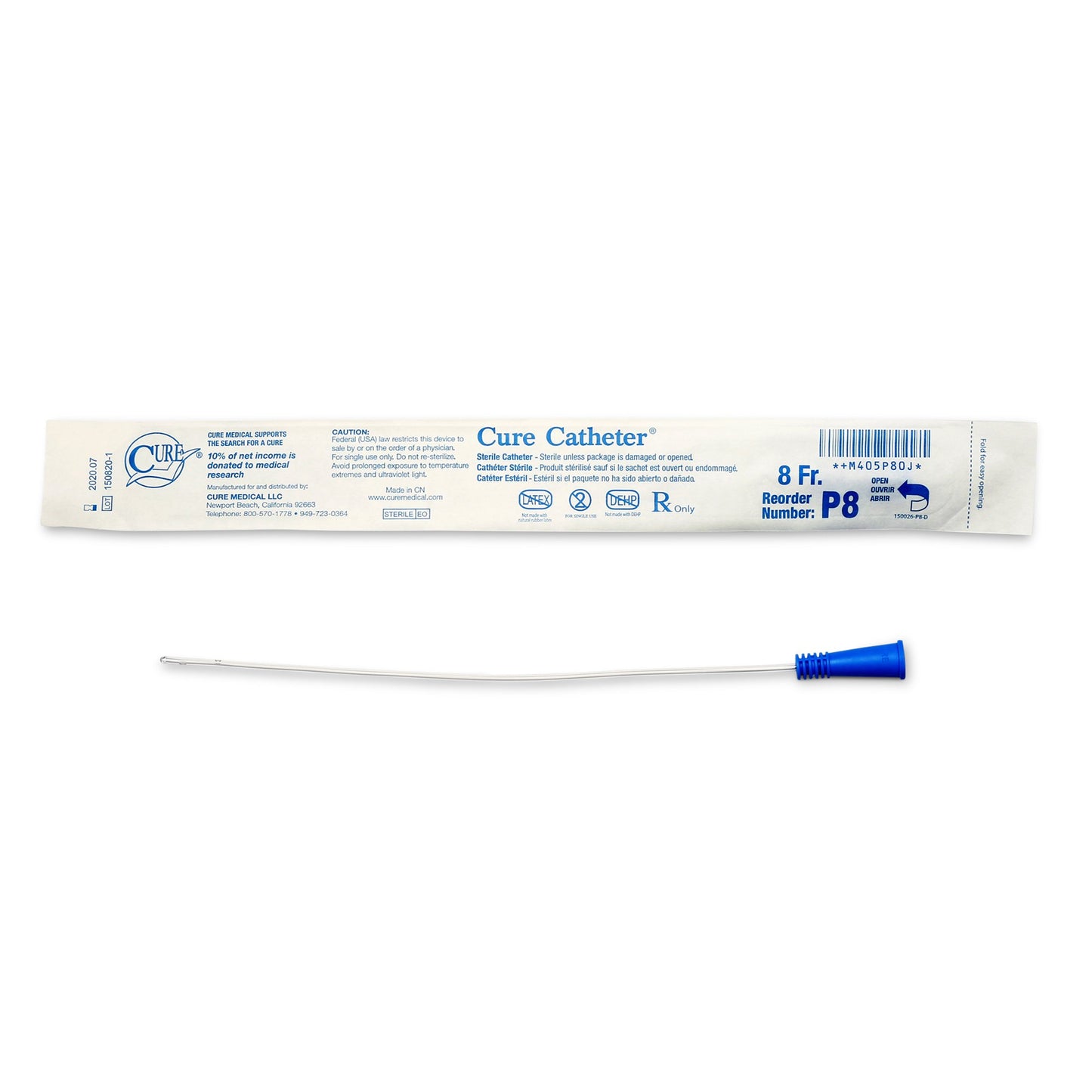 Cure Catheter™ Urethral Catheter, Unisex
