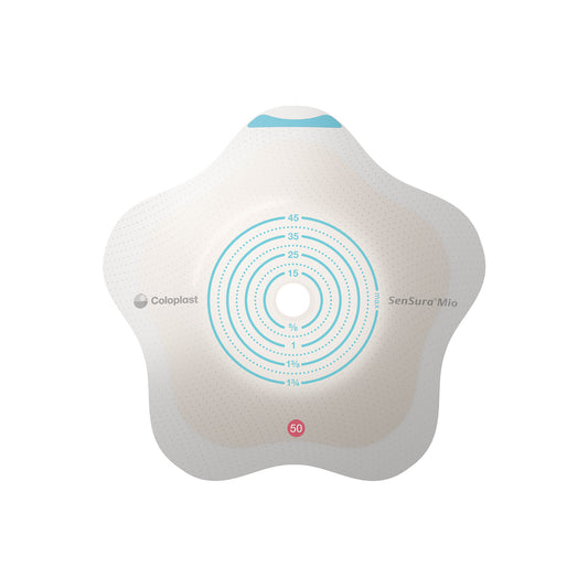 Sensura Mio Click Convex Flip 2-Piece Barrier, Pre-Cut 1 ", Red 5ct