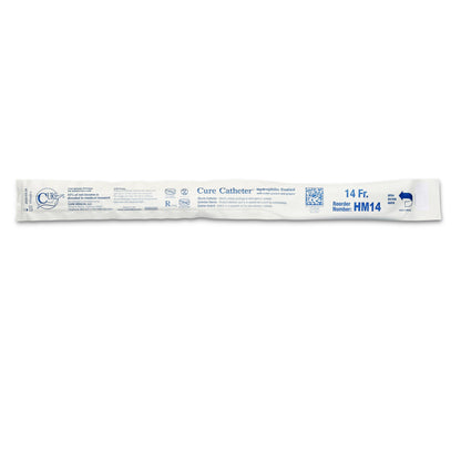 Cure Catheter™ Hydrophilic Intermittent Catheter, Hydrophilic Coated Plastic
