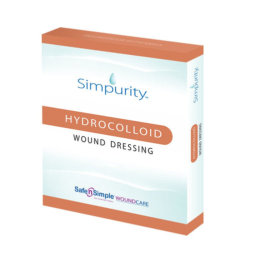 Simpurity™ Hydrocolloid Dressing, 4 x 4 Inch