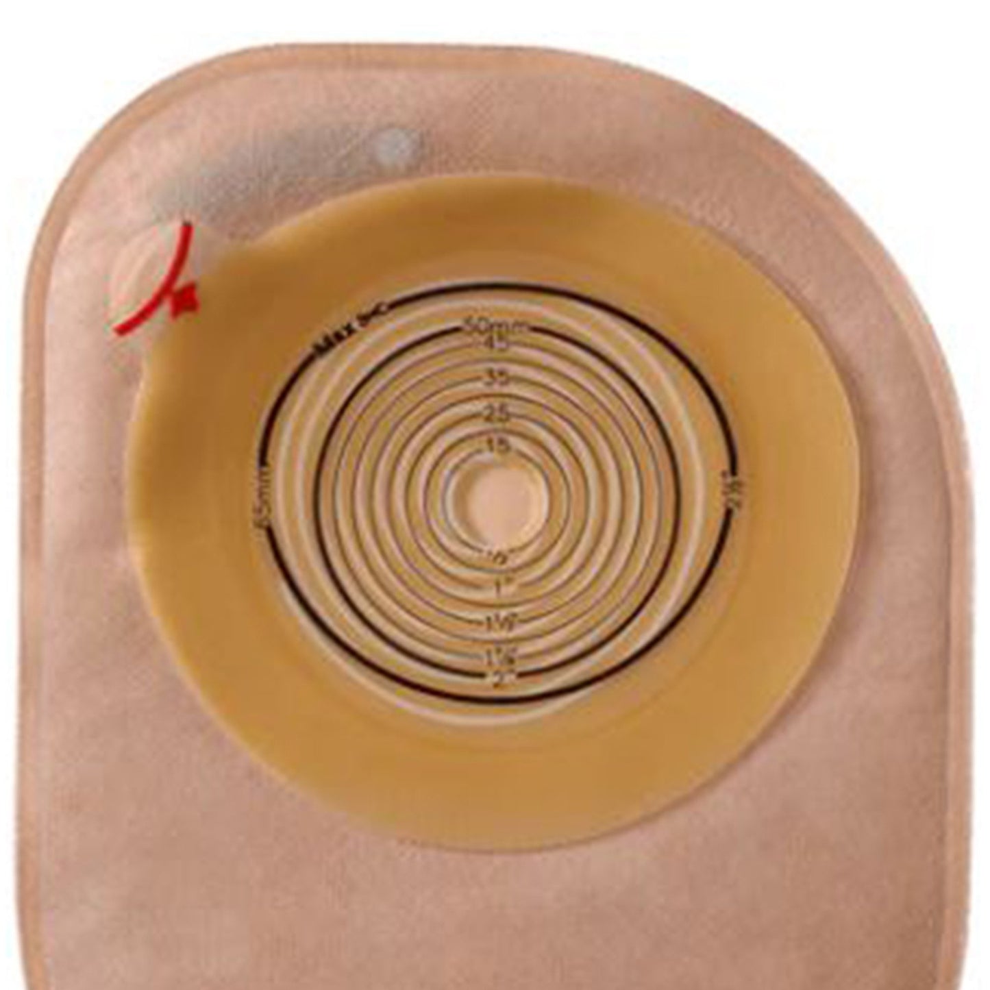 Assura® Flat One-Piece Opaque Ostomy Pouch, Cut to Fit Stomas 10 – 75 mm