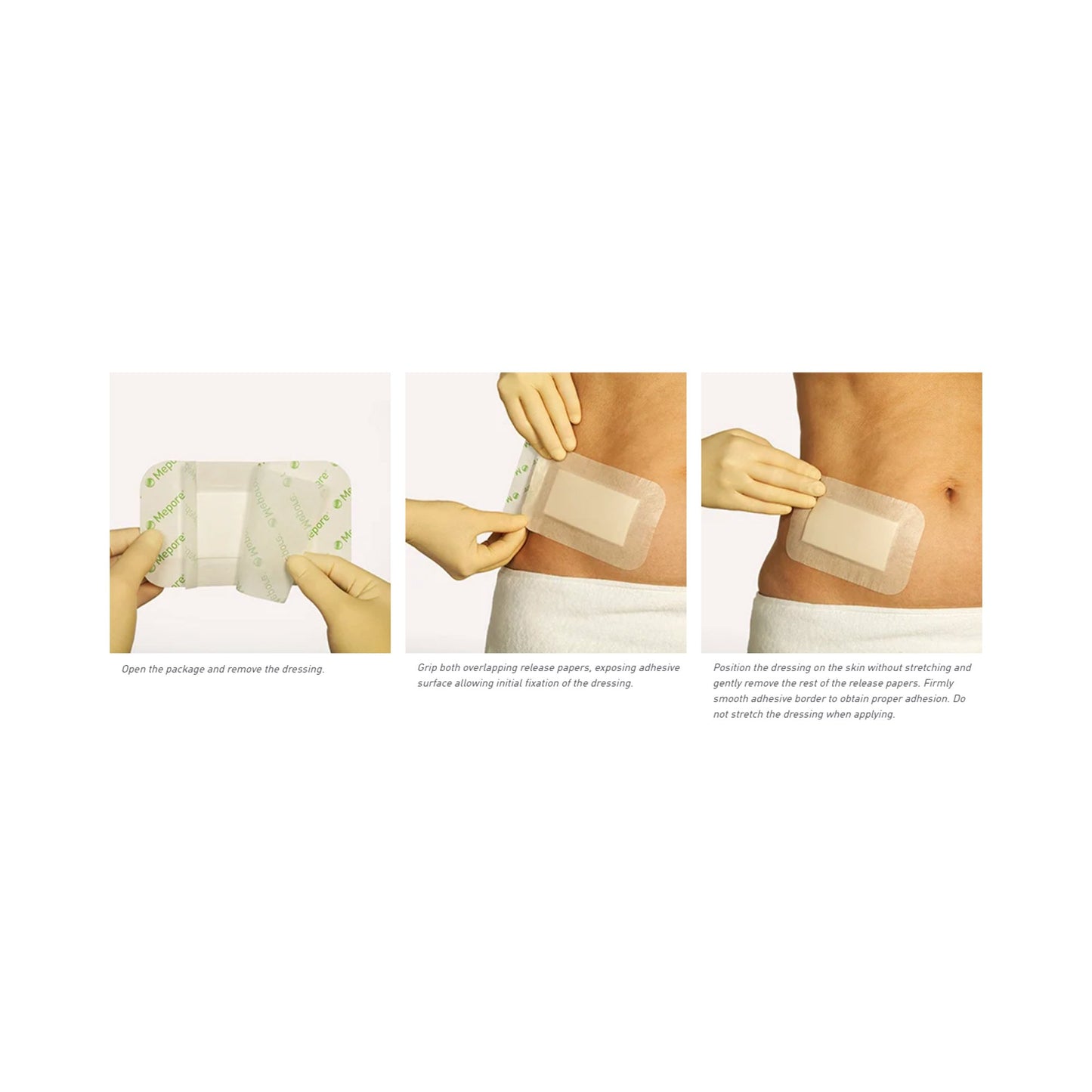 Mepore® Pro Adhesive Dressing, 3-2/3 x 6 Inch