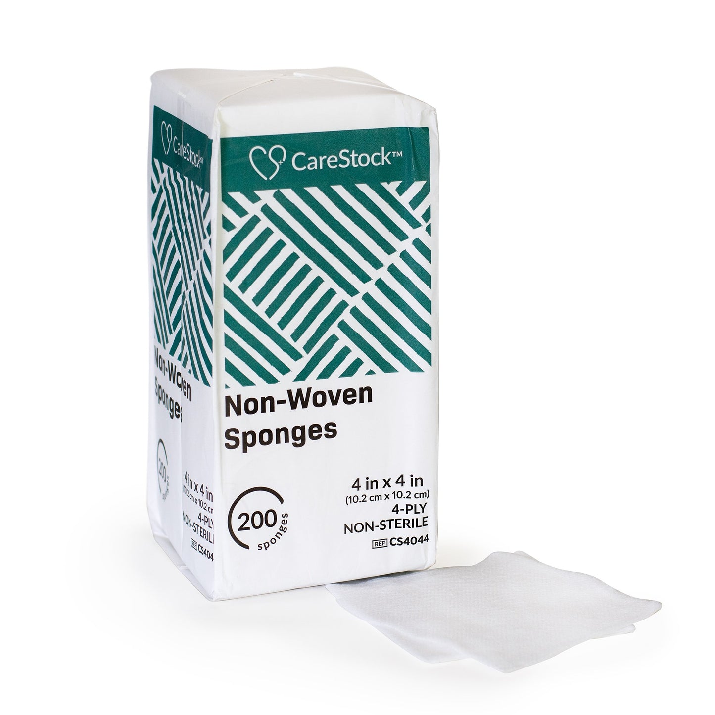 CareStock™ Gauze Sponge, 4 x 4 in. 4-Ply - Wound Dressing - NonSterile