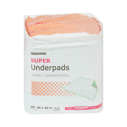 McKesson Super Moderate Absorbency Underpad