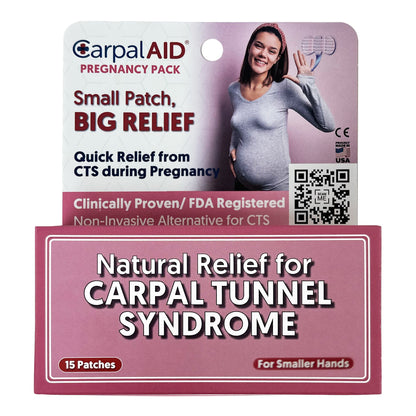 CarpalAid® Patch Pregnancy Hand-Based Carpal Tunnel Support
