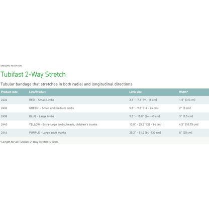 Tubifast® Dressing Retention Bandage Roll, 3 Inch x 33 Foot