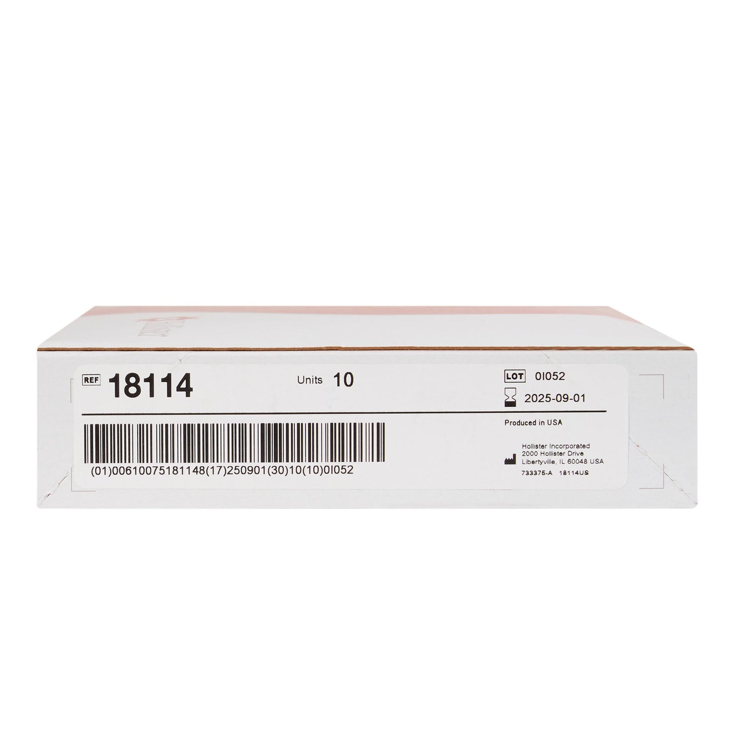 New Image™ 18114 Beige Colostomy Pouch, Pre-cut to Fit 70 mm Stomas