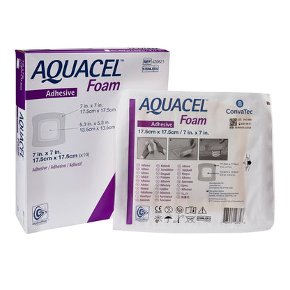 Aquacel® Silicone Adhesive with Border Silicone Foam Dressing