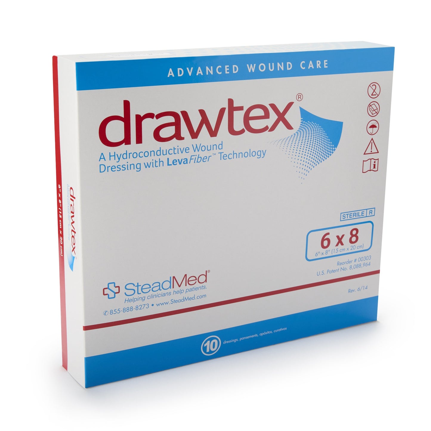 Drawtex® Nonadherent Dressing, White
