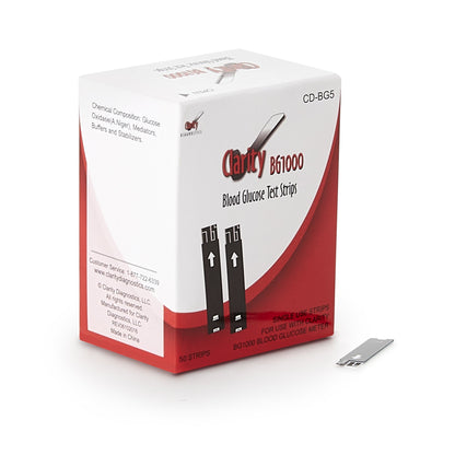 Clarity BG1000 Blood Glucose Test Strips