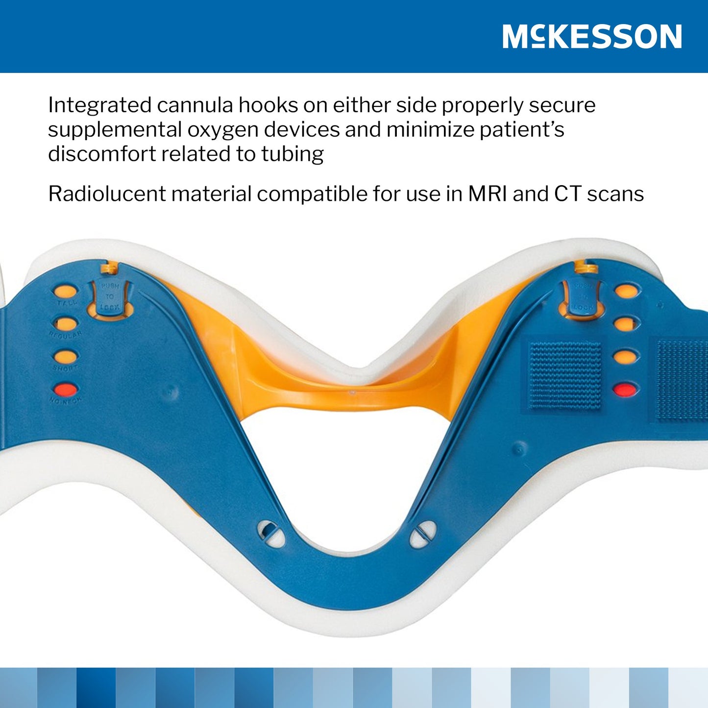 McKesson Rigid Cervical Collar, One-Piece / Trachea Opening