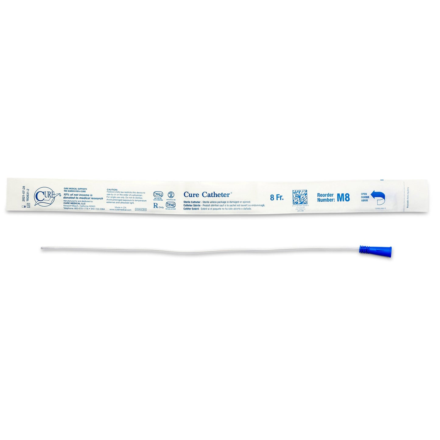 Cure Catheter™ Urethral Catheter, Male