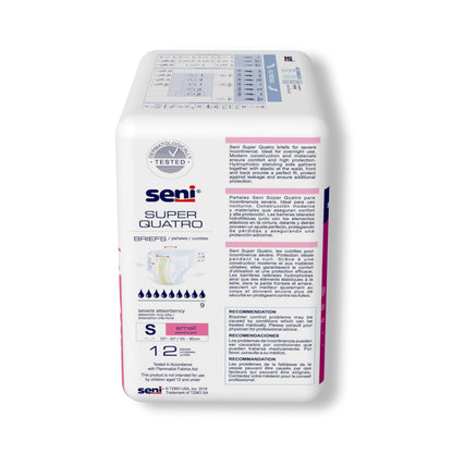 Seni® Super Quatro Severe Absorbency Incontinence Brief
