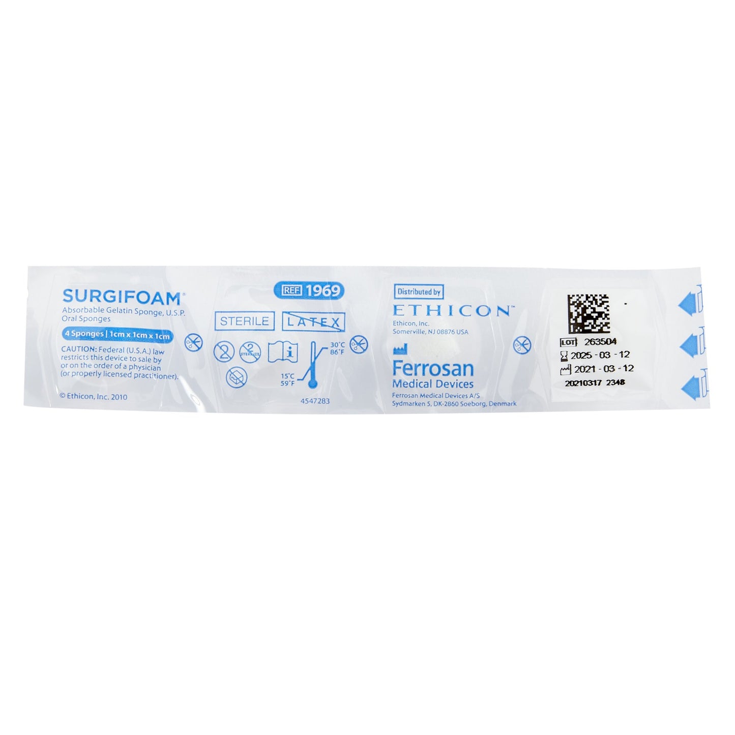 Surgifoam® Gelatin Sponge