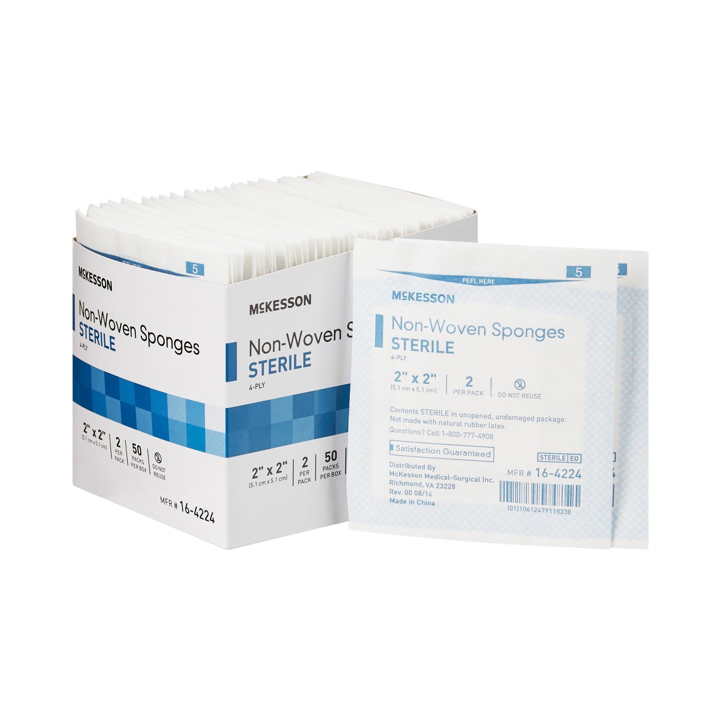 McKesson Nonwoven Sponge, 2 x 2 Inch