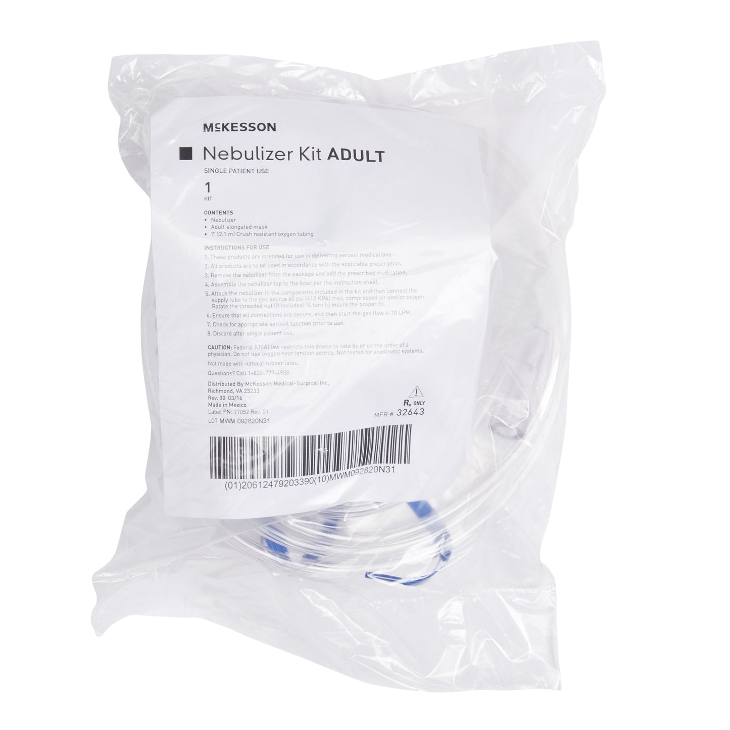 McKesson Nebulizer Kit Aerosol Mask