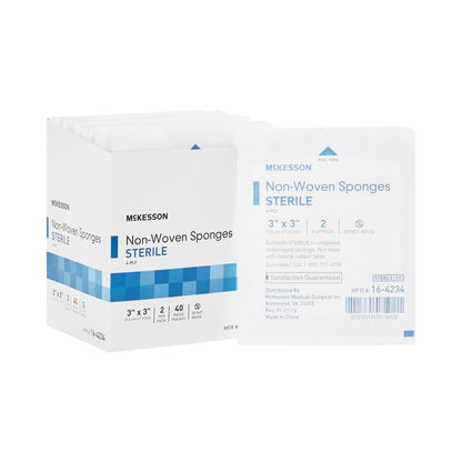 McKesson Nonwoven Sponge, 3 x 3 Inch
