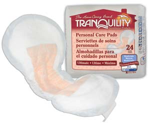 Tranquility Personal Care Pads 10.5" x 5.5" 24ct
