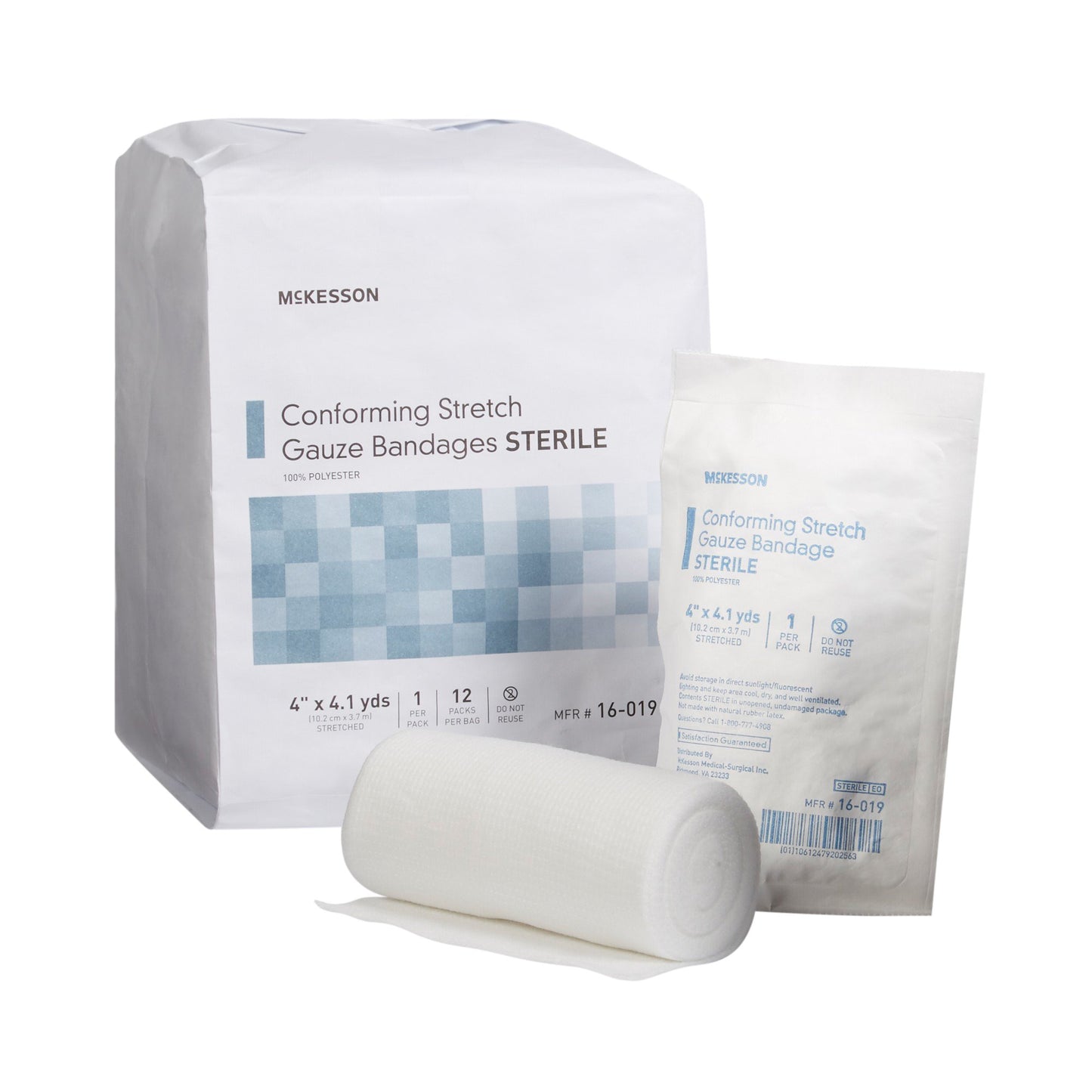 McKesson Conforming Bandage, White
