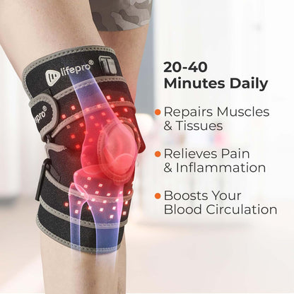 BioRecover™ Light Therapy Knee Brace, One Size Fits Most