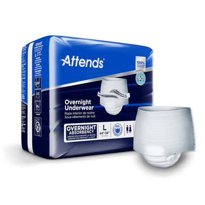 Attends® Overnight Underwear with Extended Wear Protection